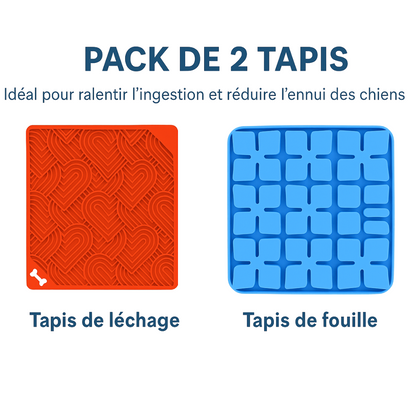 Pack Duo – Tapis de Fouille + Tapis de Léchage